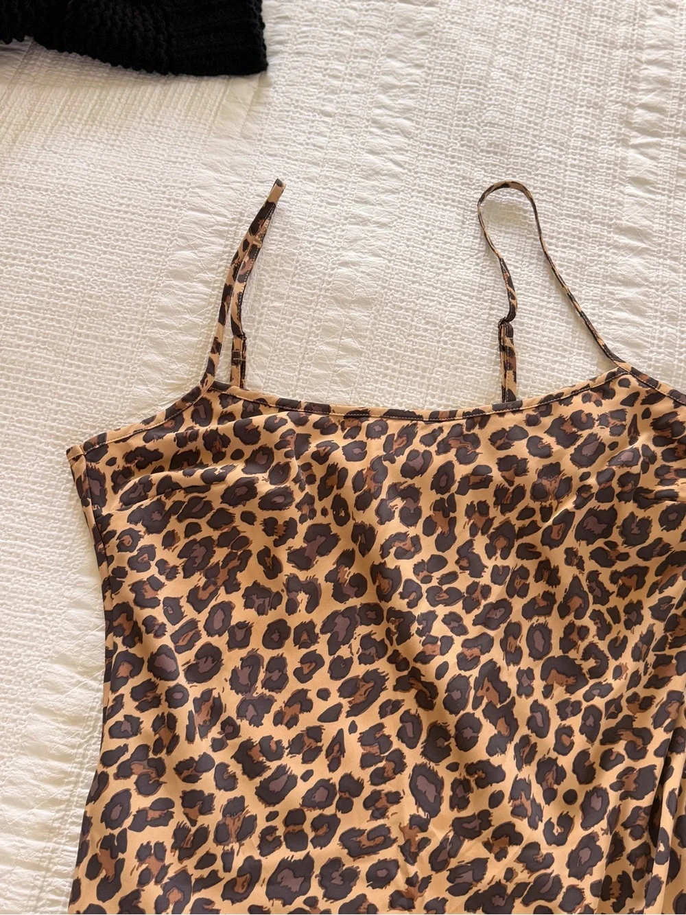 Abercrombie & Fitch Leopard Print Maxi Dress - Brown & Black